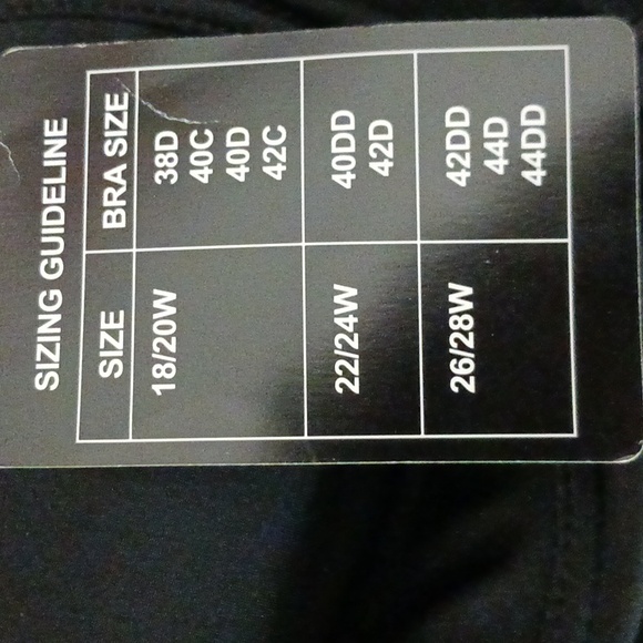 NWT  Smooth Body Shaper Corset,  Black, 26/28 - Picture 4 of 6